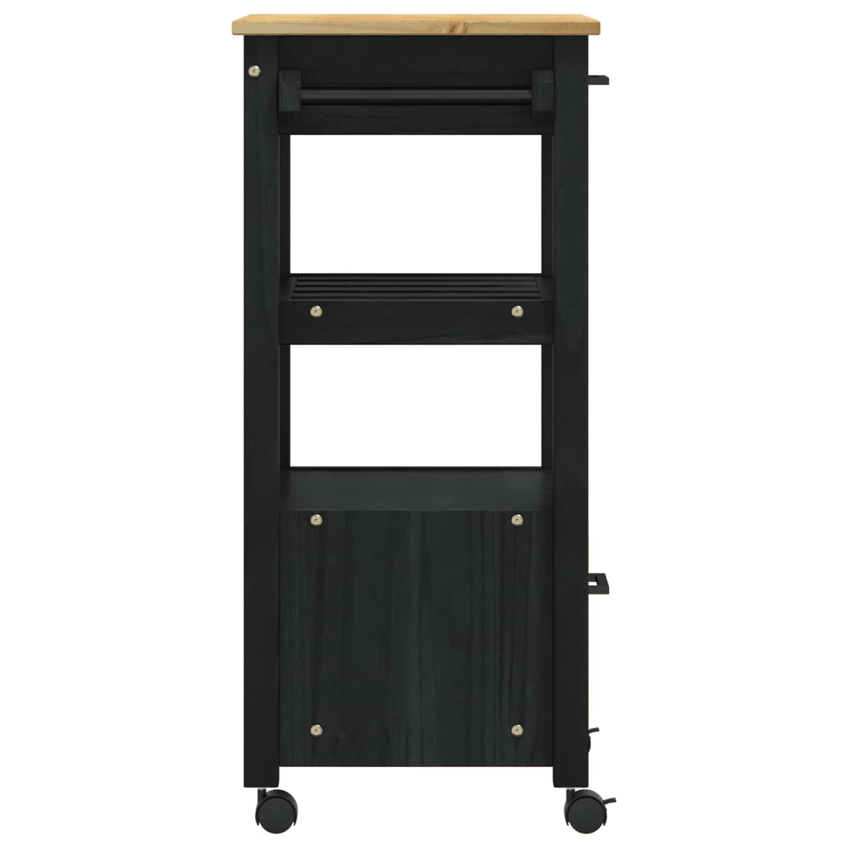vidaXL Kitchen Trolley MONZA 48x40x88.5 cm Solid Pine Wood