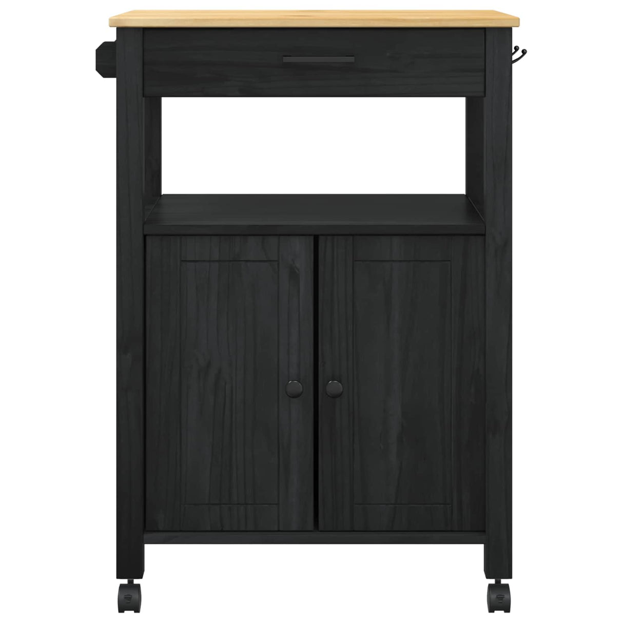 vidaXL Keukentrolley MONZA 60x40x88,5 cm massief grenenhout