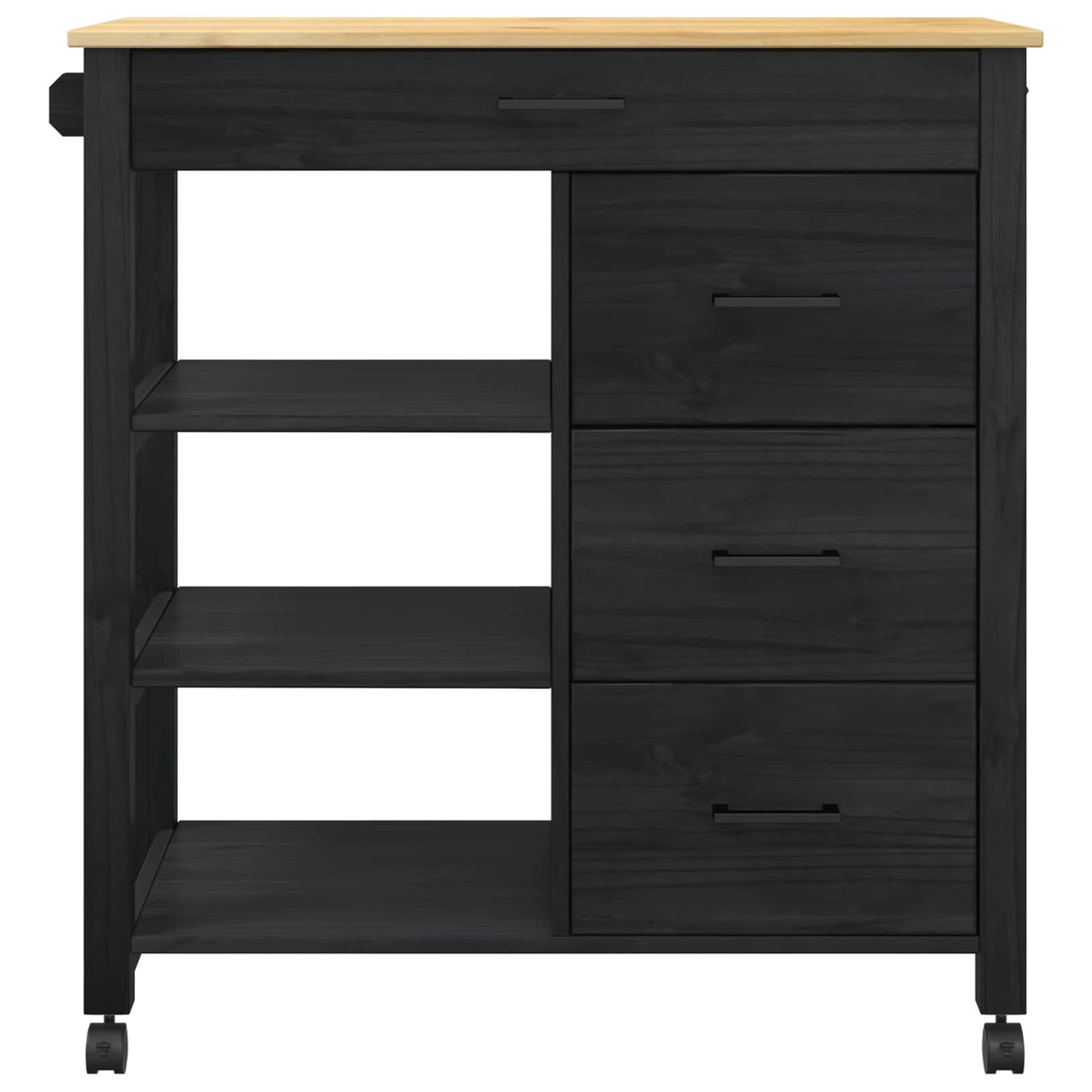 vidaXL Kitchen Trolley MONZA 84x40x88.5 cm Solid Pine Wood