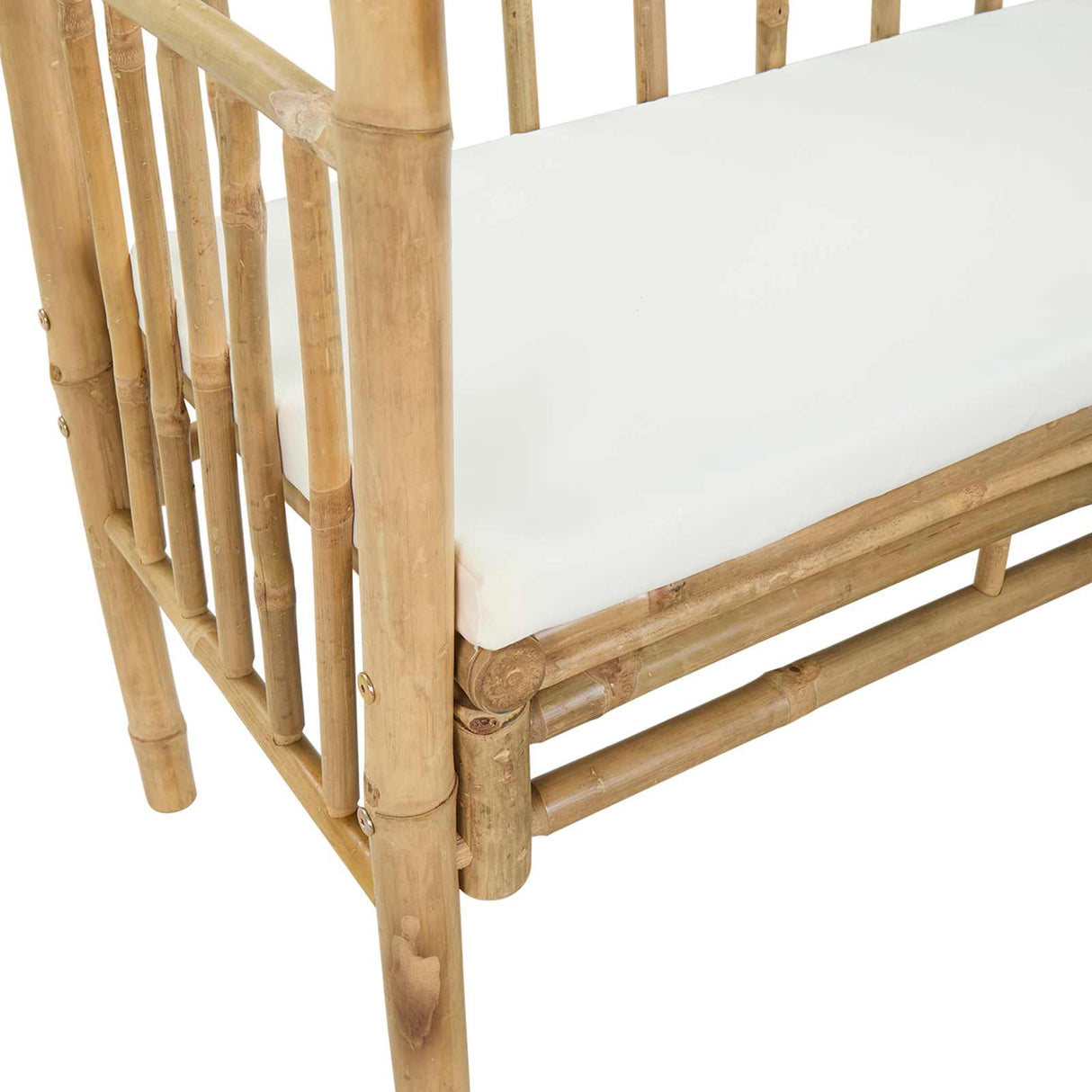 vidaXL Tuinboog met bank 115 x 50 x 205 cm Bamboe