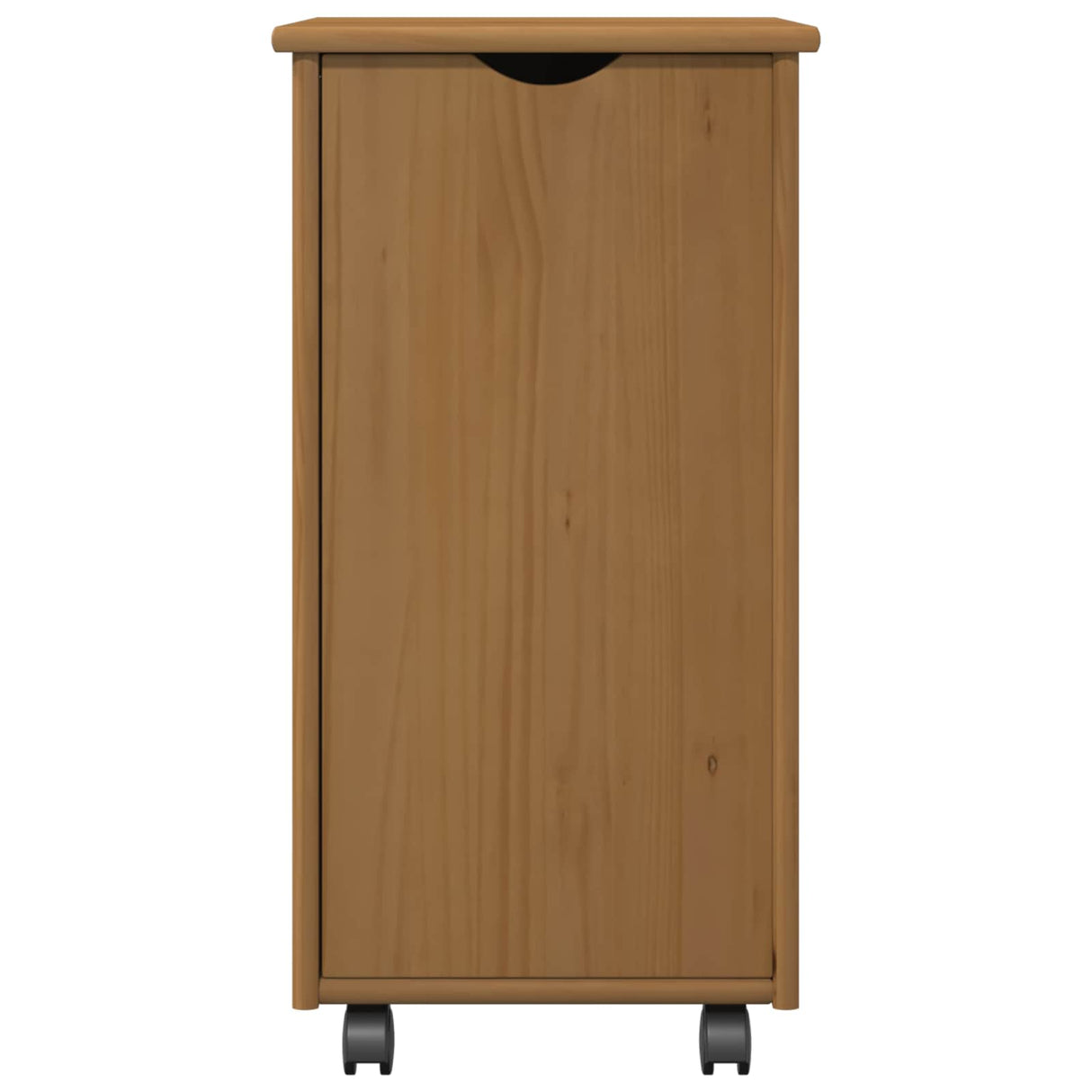 vidaXL Rollende kast Honing bruin 34 x 39 x 65,5 cm Massief vurenhout