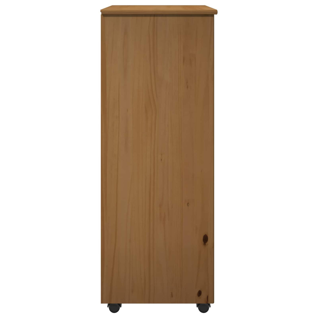 vidaXL Rollende kast Honing bruin 53 x 39 x 103 cm Massief vurenhout