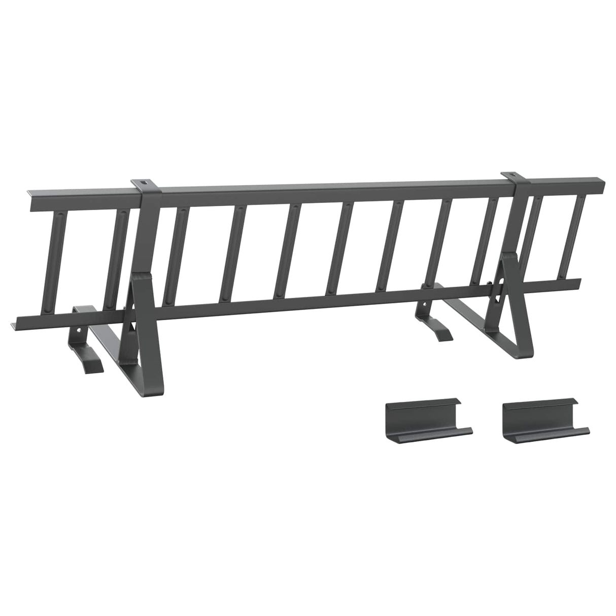 vidaXL Dak sneeuwbeschermer Antraciet 100 x 29,5 x 34,5 cm Staal