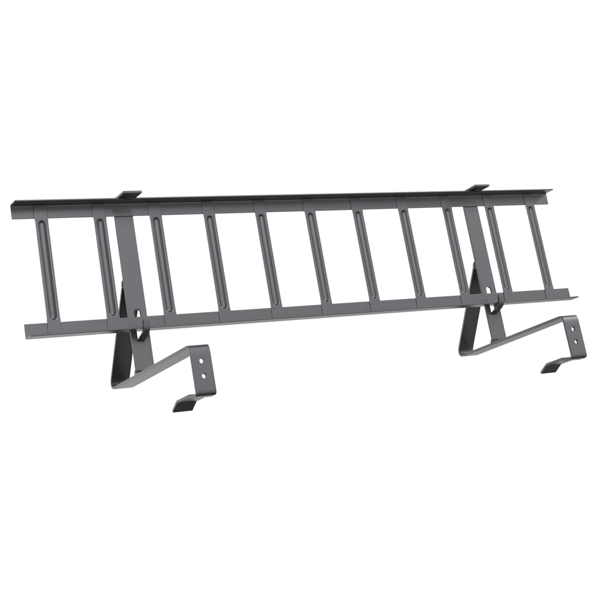 vidaXL Dak sneeuwbeschermer Antraciet 100 x 29,5 x 34,5 cm Staal