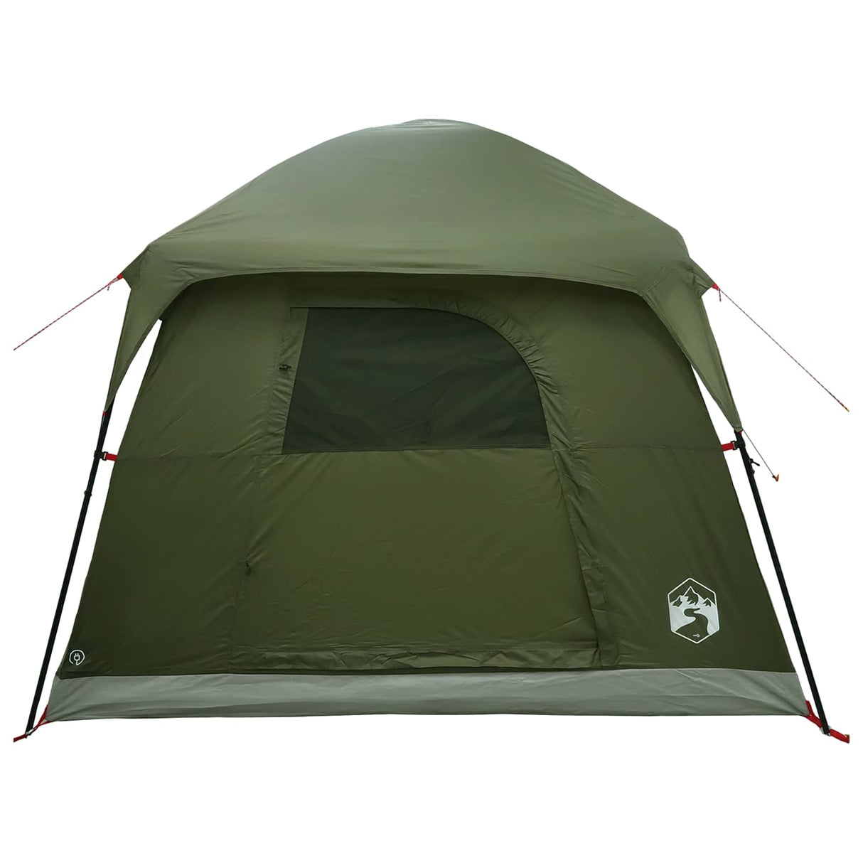 vidaXL Huisje Tent Olijfgroen 244 x 213 x 183 cm Polyester en Staal