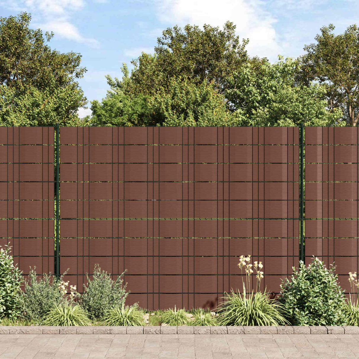 vidaXL Privacy Tape for Fence Dark Grey