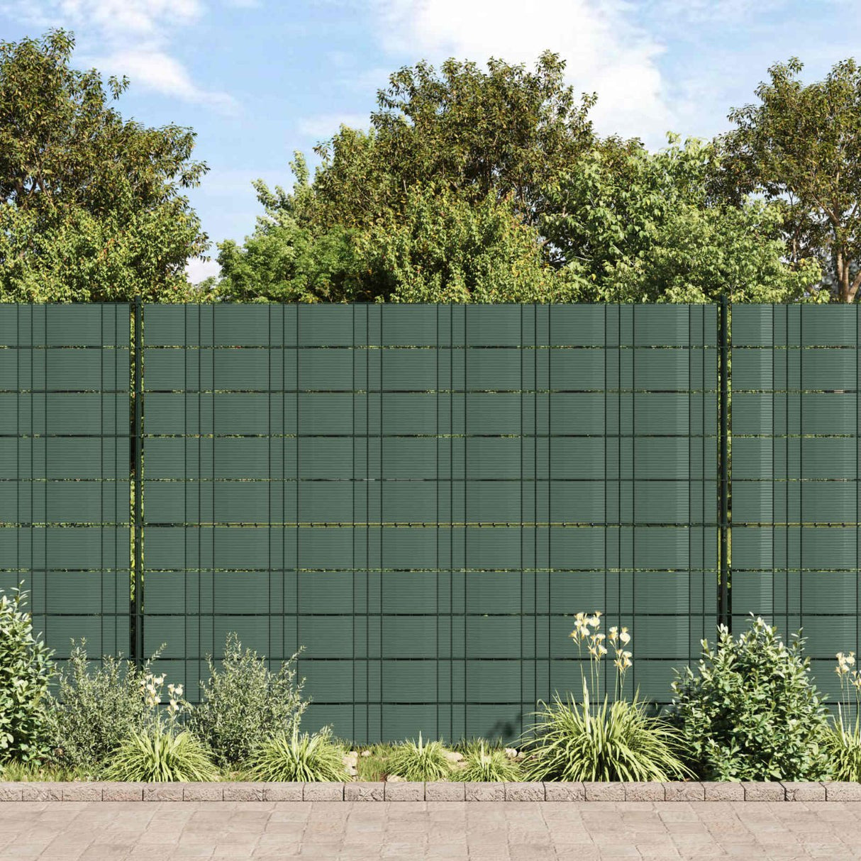 vidaXL Privacy Tape for Fence Dark Grey