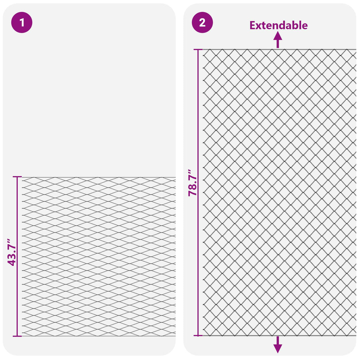 vidaXL Kettinglinkheining Gegalvaniseerd 2 x 10 m Glas