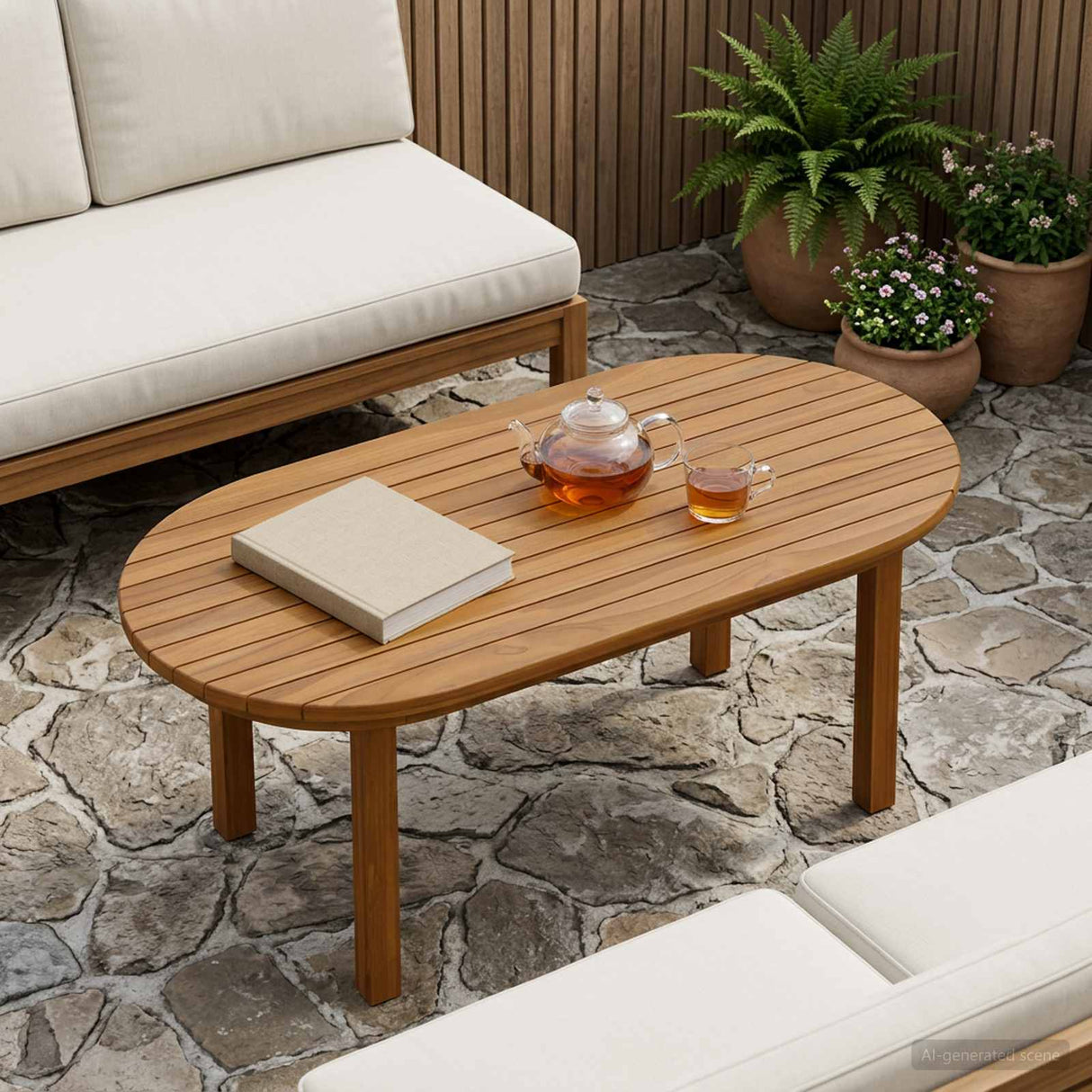vidaXL Tafelblad 80 x 40 x 3,5 cm Rechthoekig Massief Teakhout Naturel