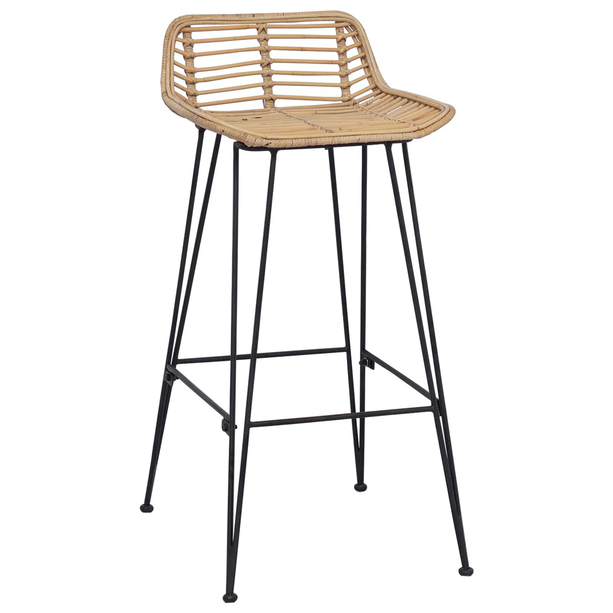 vidaXL Barkruk 44 x 46 x 91 cm Staalstaaf Dia, 10mm