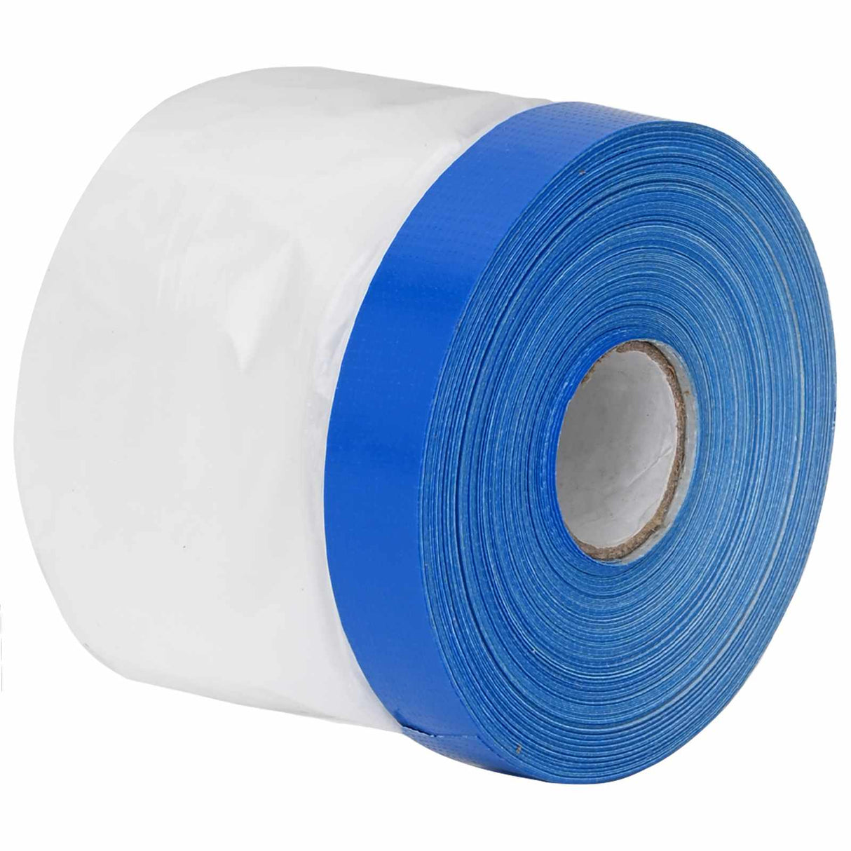 vidaXL Maskerfolie met zelfklevende tape 6 pcs Doorzichtig en Blauw