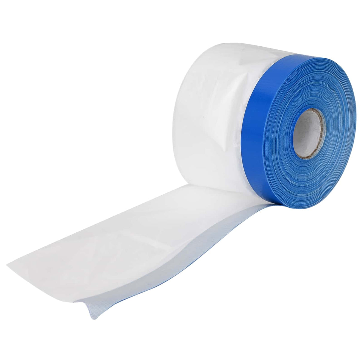 vidaXL Maskerfolie met zelfklevende tape 6 pcs Doorzichtig en Blauw