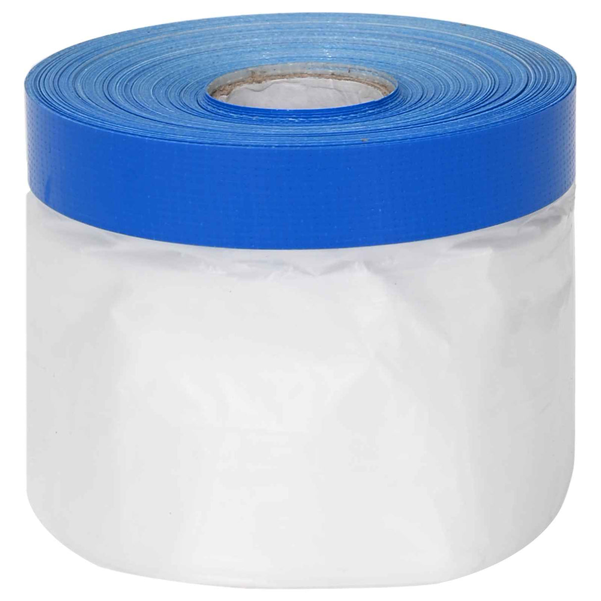vidaXL Maskerfolie met zelfklevende tape 6 pcs Doorzichtig en Blauw