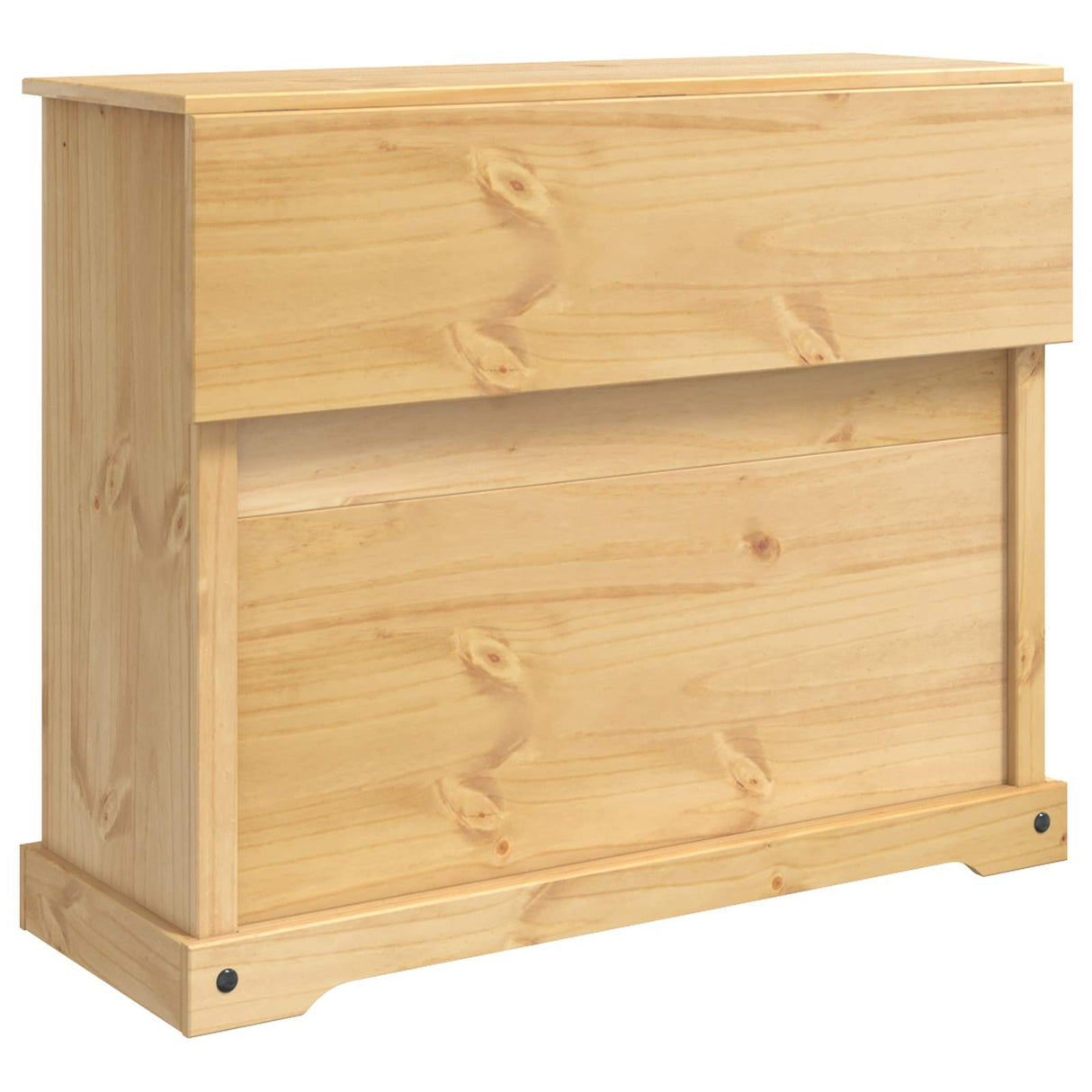 VidaXL Kitchen Storage Honey Wax 112 x 70 x 91.5 cm Solid Pine