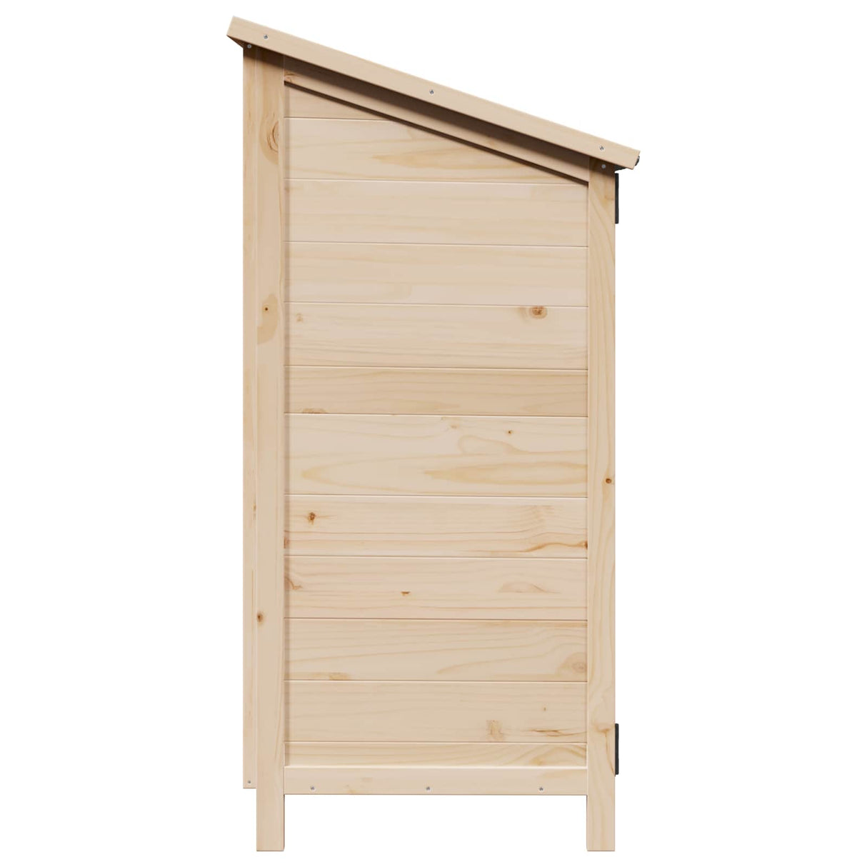 vidaXL Tuin Shed met dak Naturel 59 x 56 x 113,5 cm Massief Vurenhout