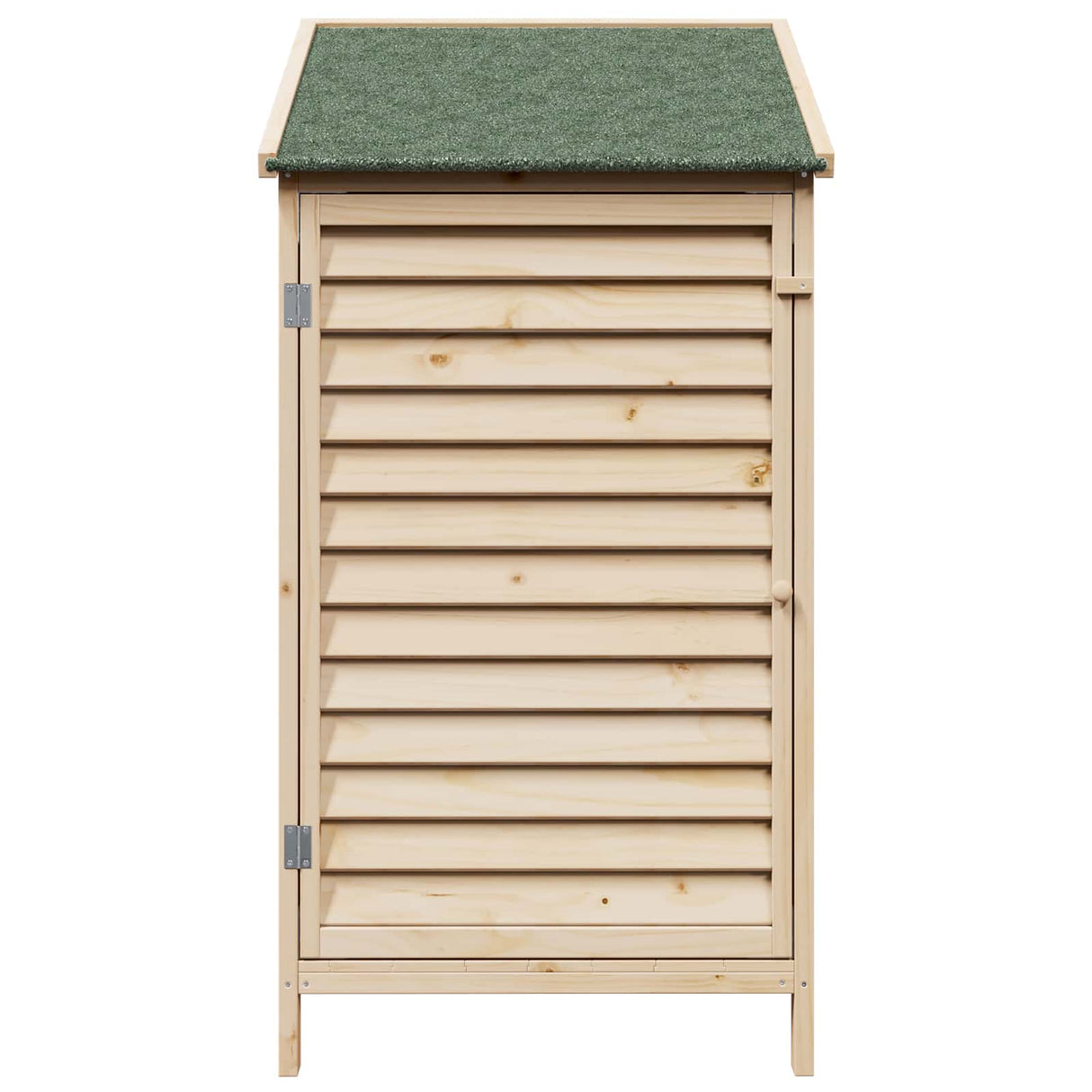 vidaXL Tuin Shed met dak Naturel 59 x 56 x 113,5 cm Massief Vurenhout