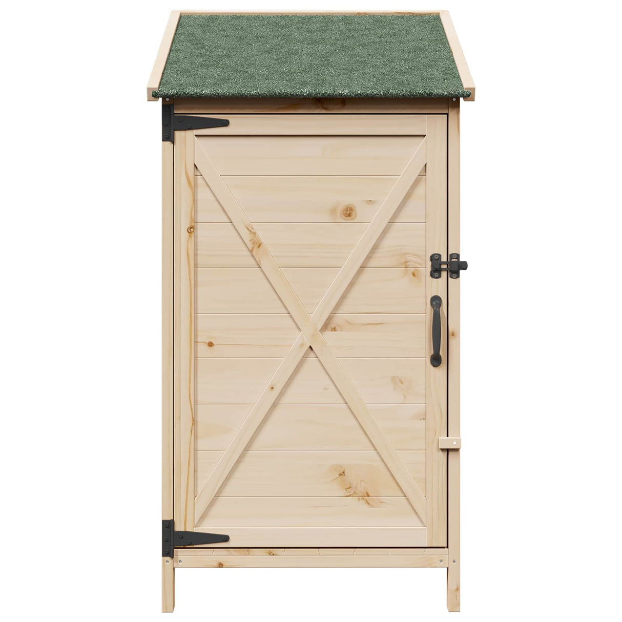 vidaXL Tuin Shed Naturel 59,5 x 56 x 113,5 cm Massief Vurenhout