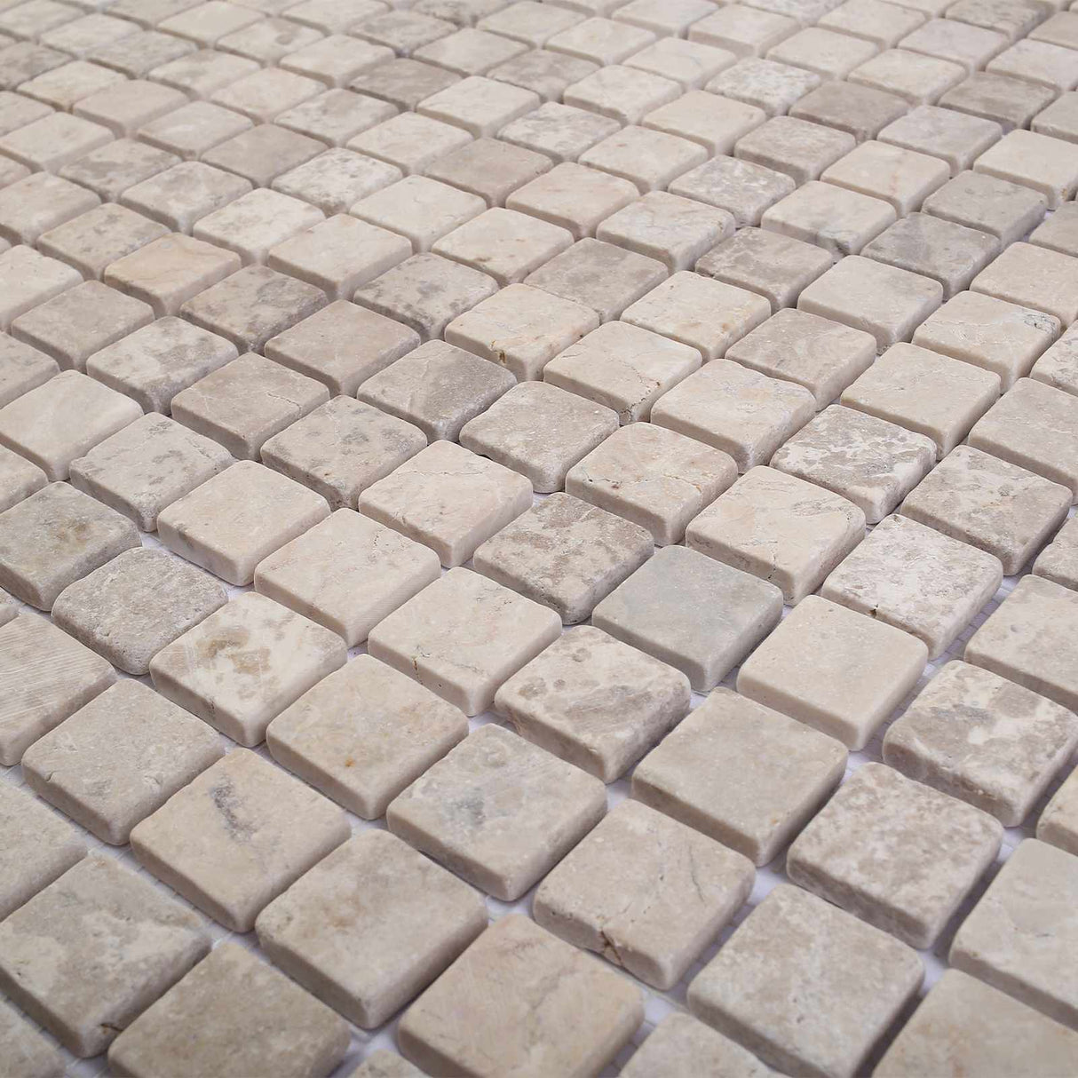 vidaXL Mosaic Tiles Cream 30 x 30 cm Marble