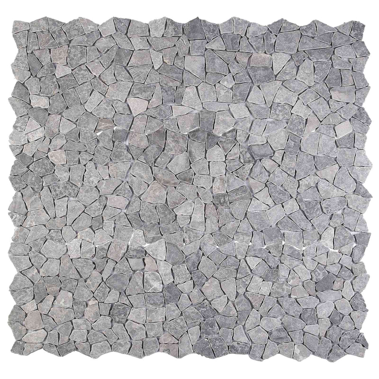 vidaXL Mozaïektegels Lichtgrijs 30 x 30 cm Marmer