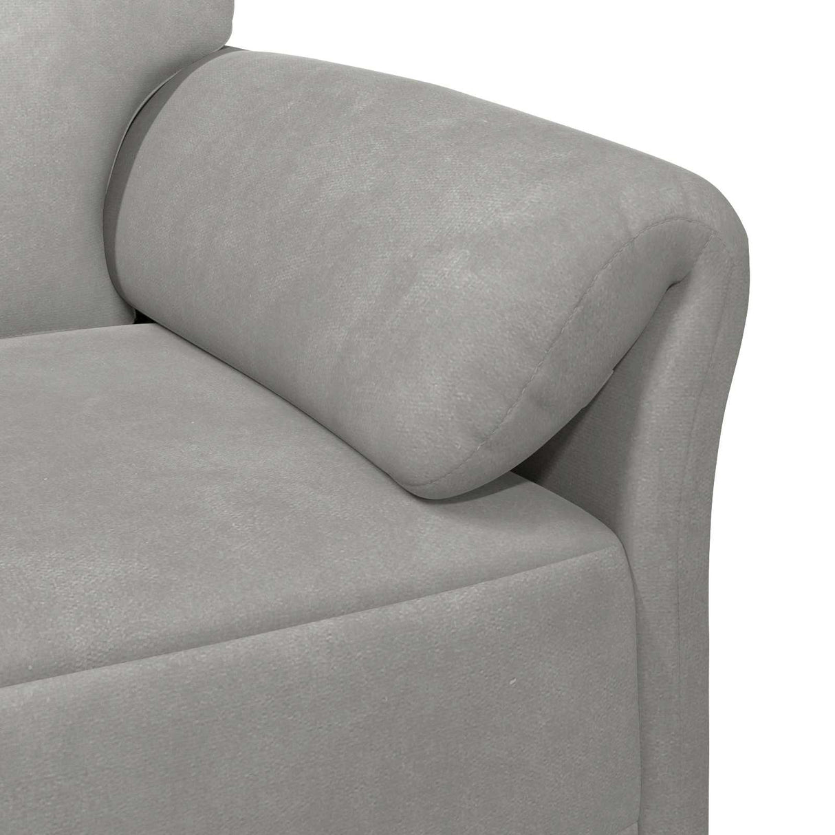 vidaXL 1-Zits Bank Lichtgrijs 88 x 83 x 95 cm Fluweel