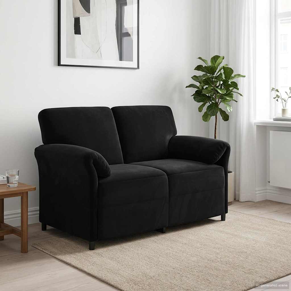 vidaXL 1-Zits Bank Lichtgrijs 88 x 83 x 95 cm Fluweel