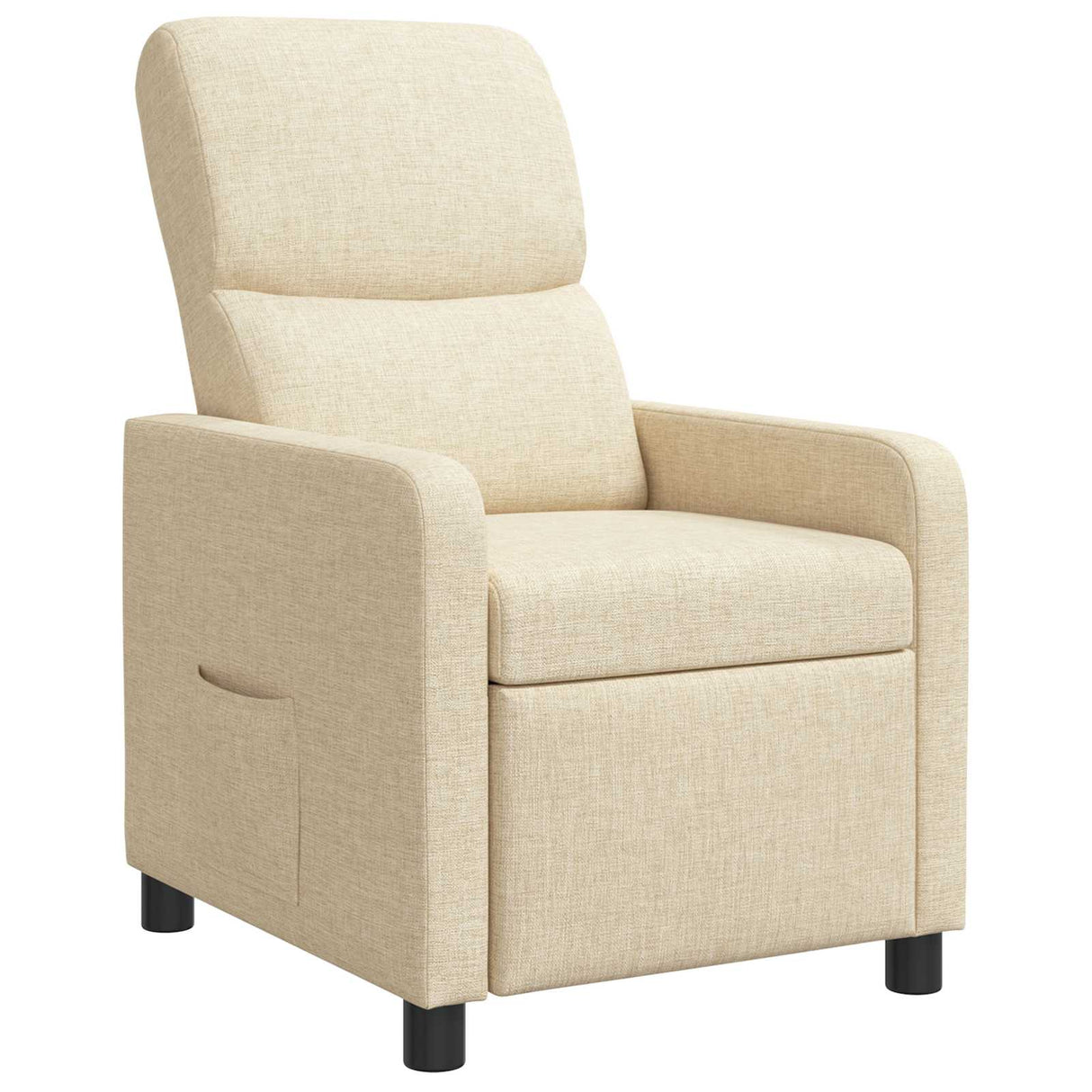 vidaXL Recliner Light Grey Fabric