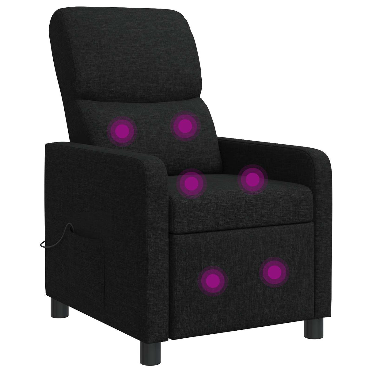 vidaXL Recliner Light Grey Fabric