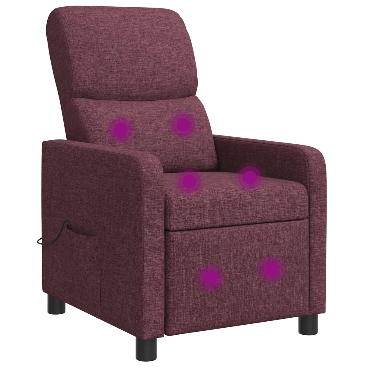 vidaXL Recliner Light Grey Fabric