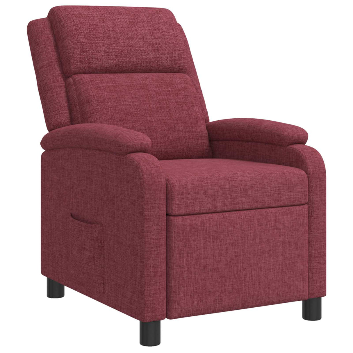 vidaXL Recliner Lichtgrijs Stof