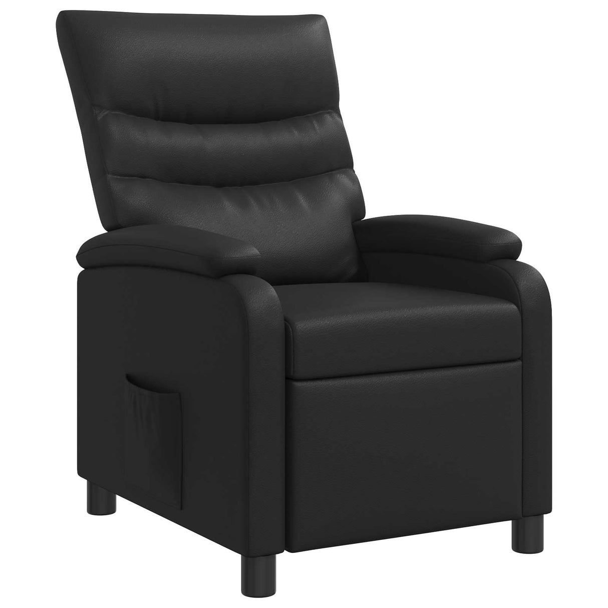 vidaXL Recliner Zwart Kunstleer