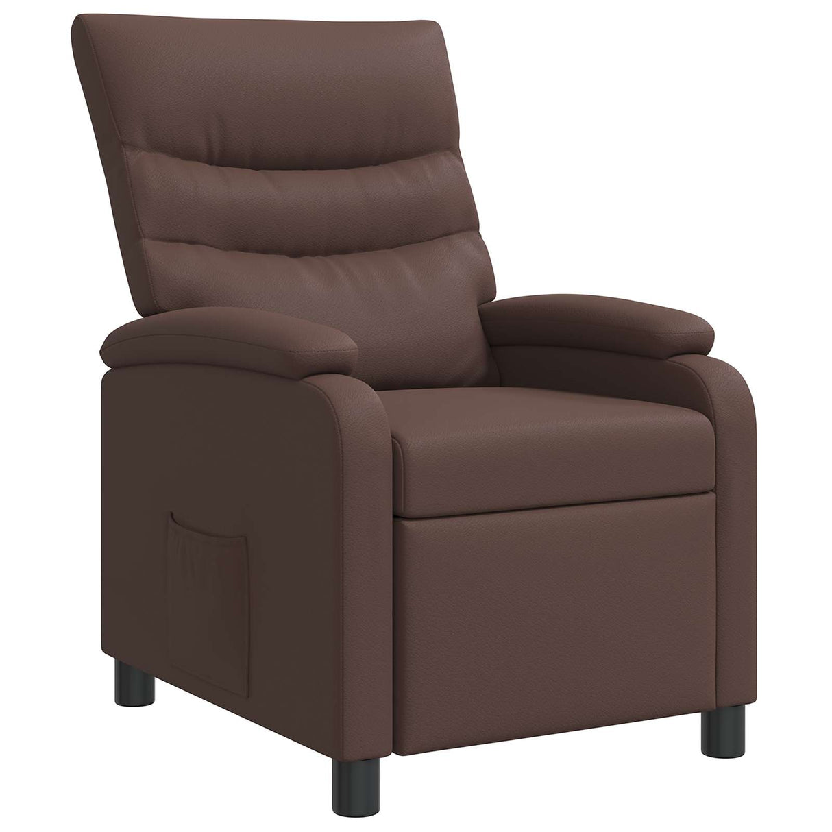 vidaXL Recliner Zwart Kunstleer