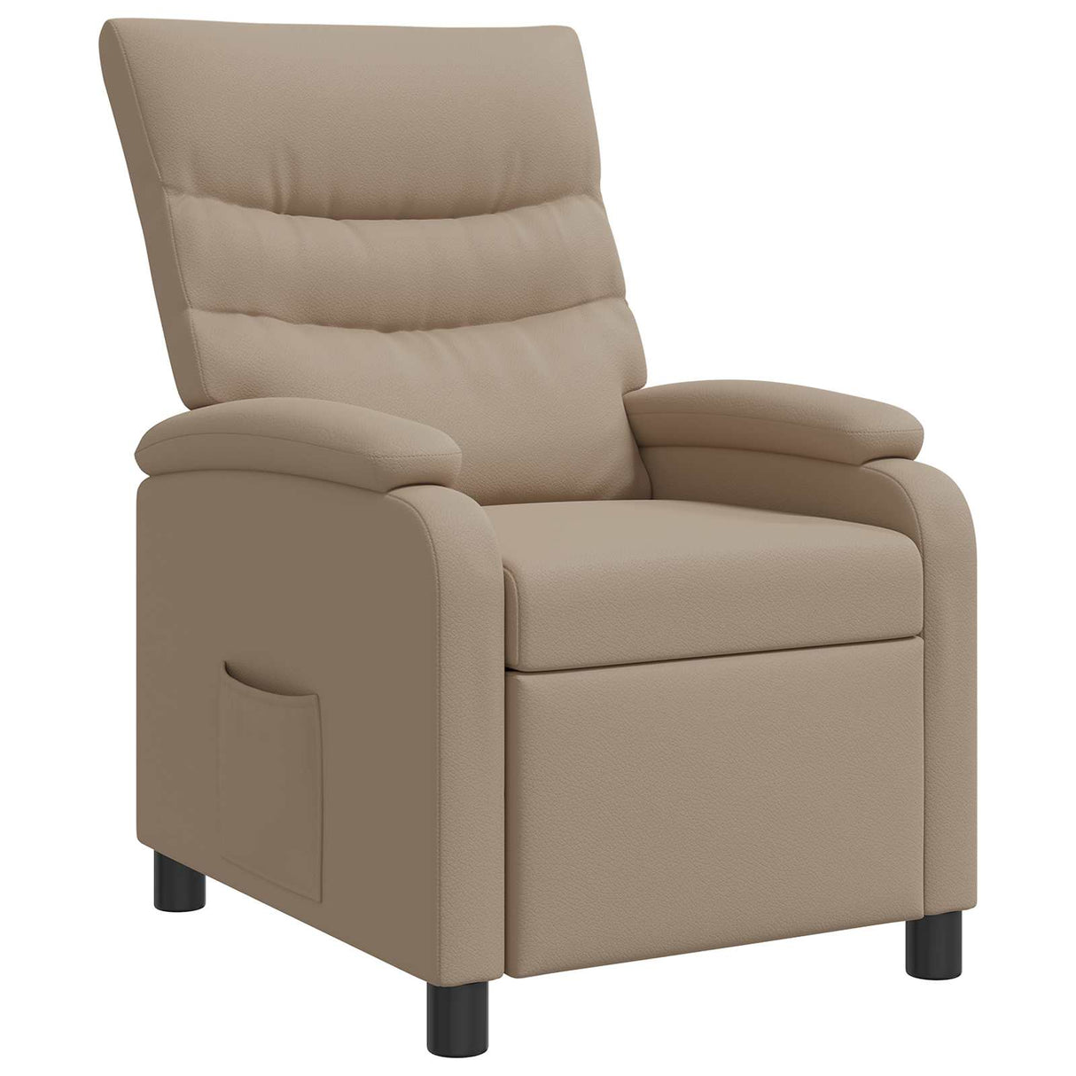 vidaXL Recliner Zwart Kunstleer