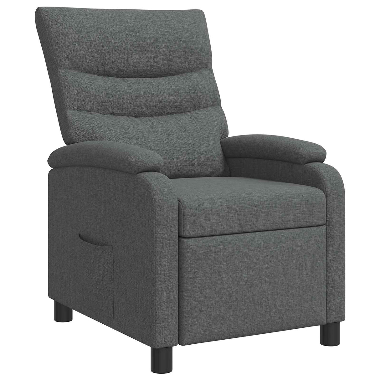 vidaXL Recliner Lichtgrijs Stof