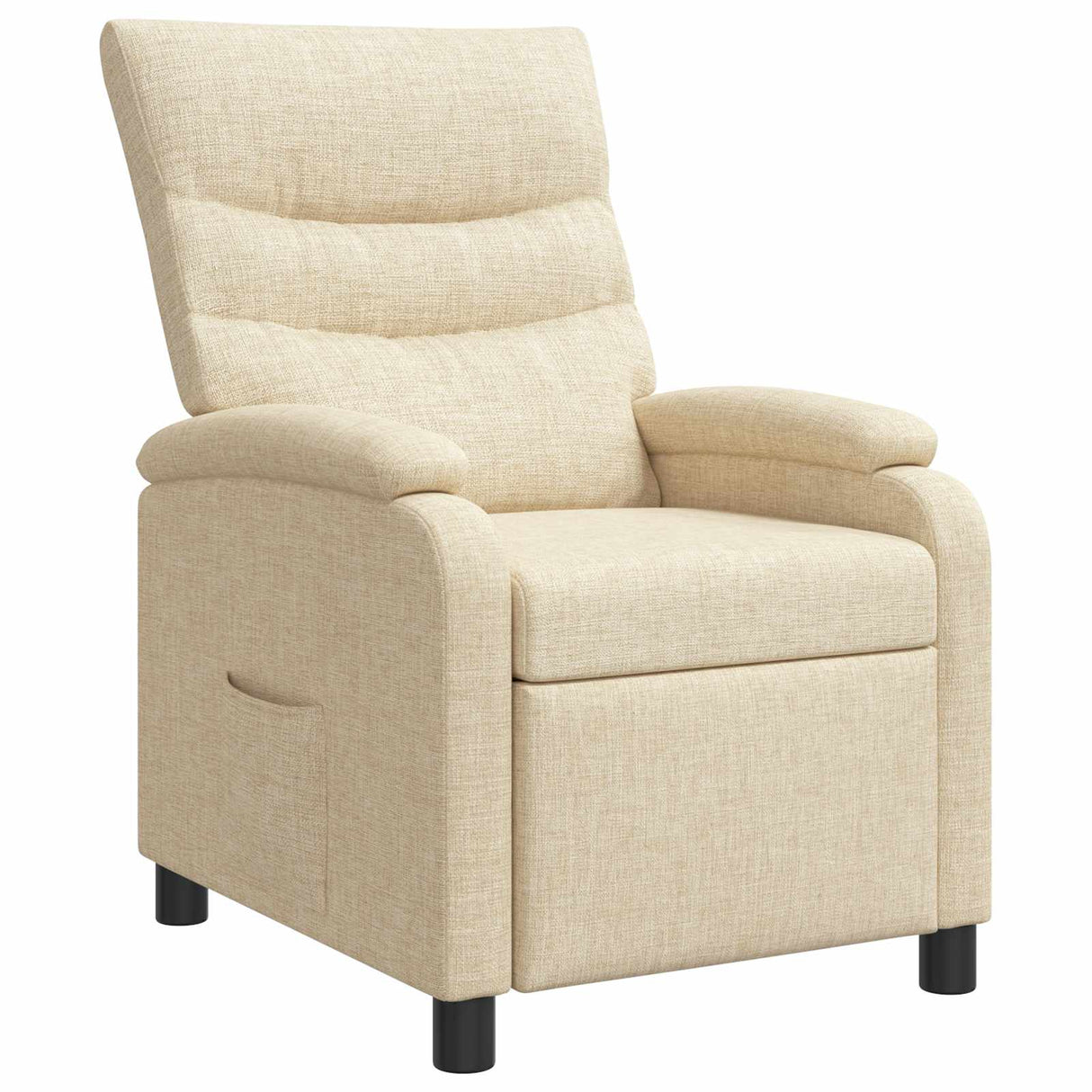 vidaXL Recliner Lichtgrijs Stof