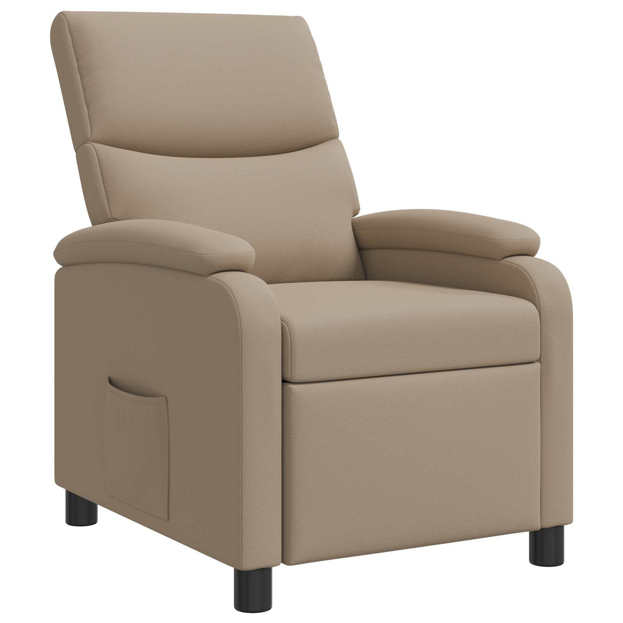 vidaXL Recliner Zwart Kunstleer