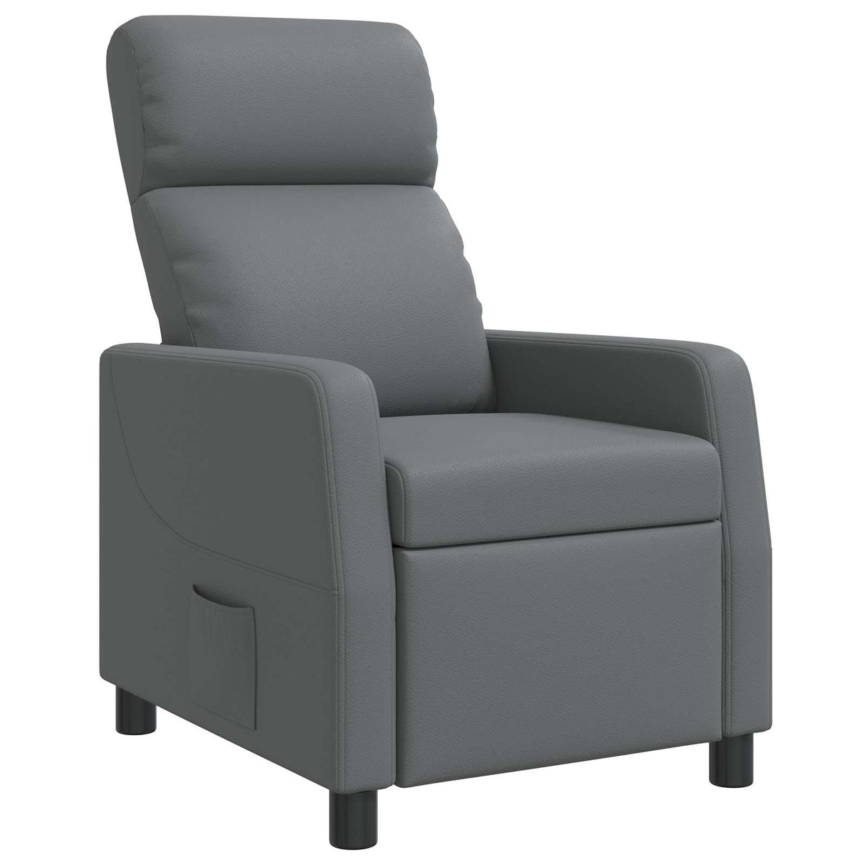 vidaXL Recliner Zwart Kunstleer
