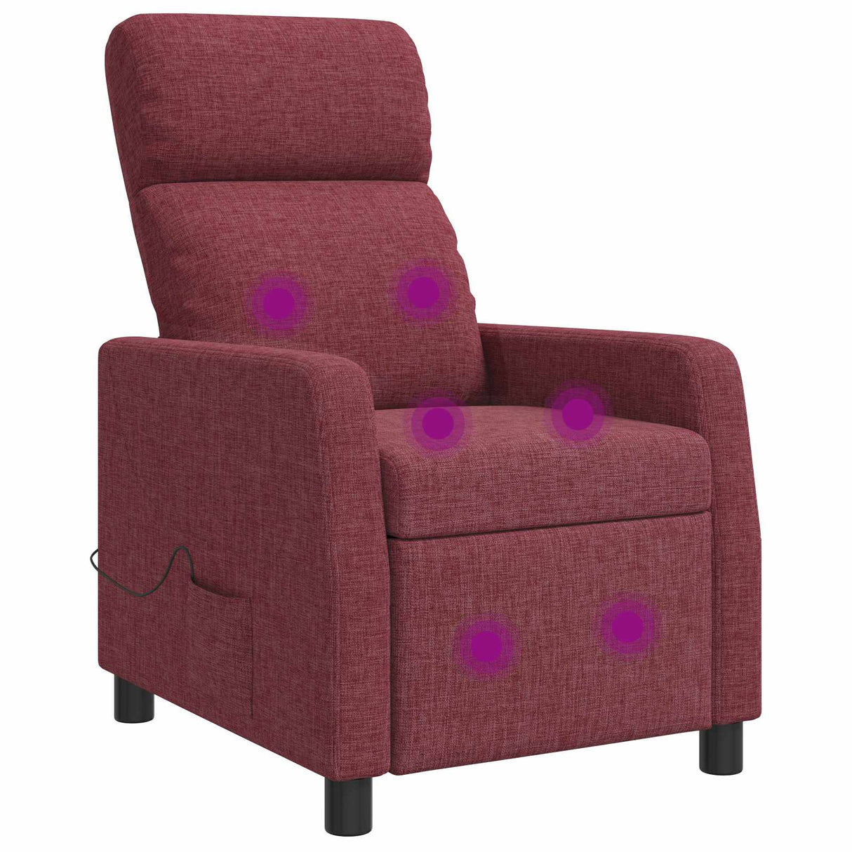 vidaXL Recliner Light Grey Fabric