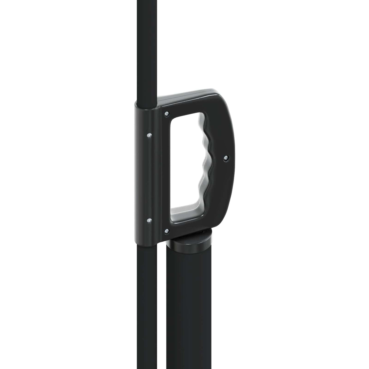 vidaXL Windscherm uittrekbaar 100x300 cm zwart