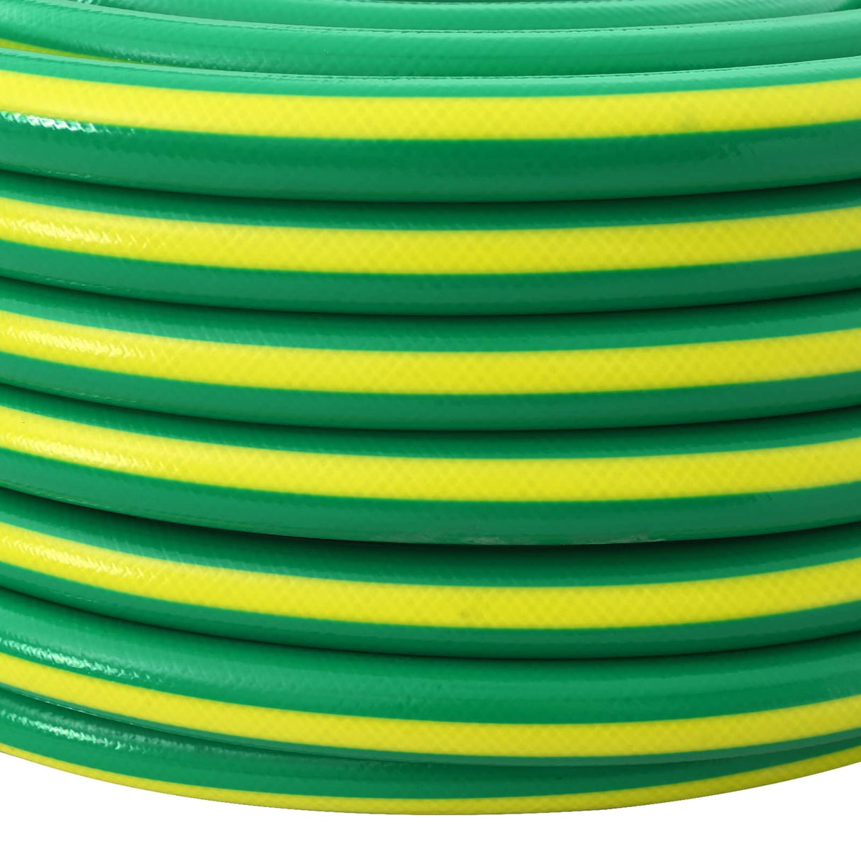 vidaXL Tuinslang 5-laags Groen en Geel 1 / 2'' 10 m PVC