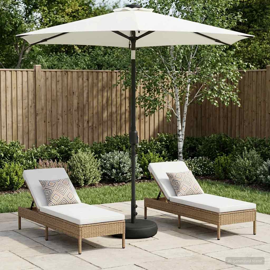 vidaXL Tuinhaard met LED-verlichting en basis 200 x 300 cm Polyester