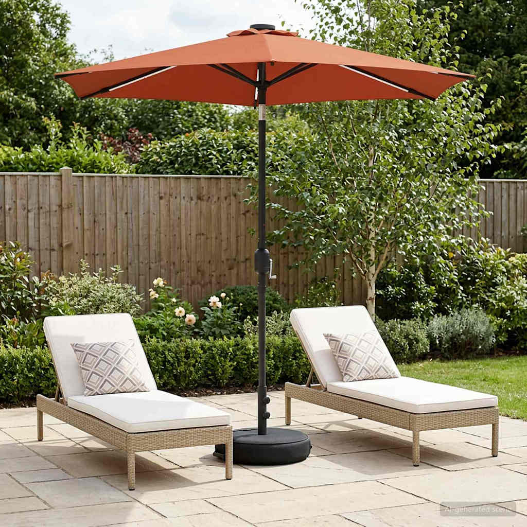 vidaXL Tuinhaard met LED-verlichting en basis 200 x 300 cm Polyester