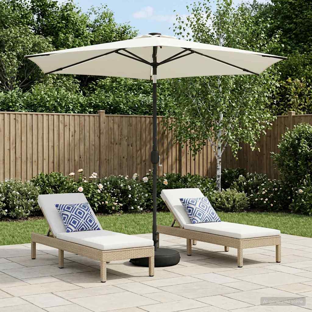 vidaXL Tuinhaard met LED-verlichting en basis 200 x 300 cm Polyester