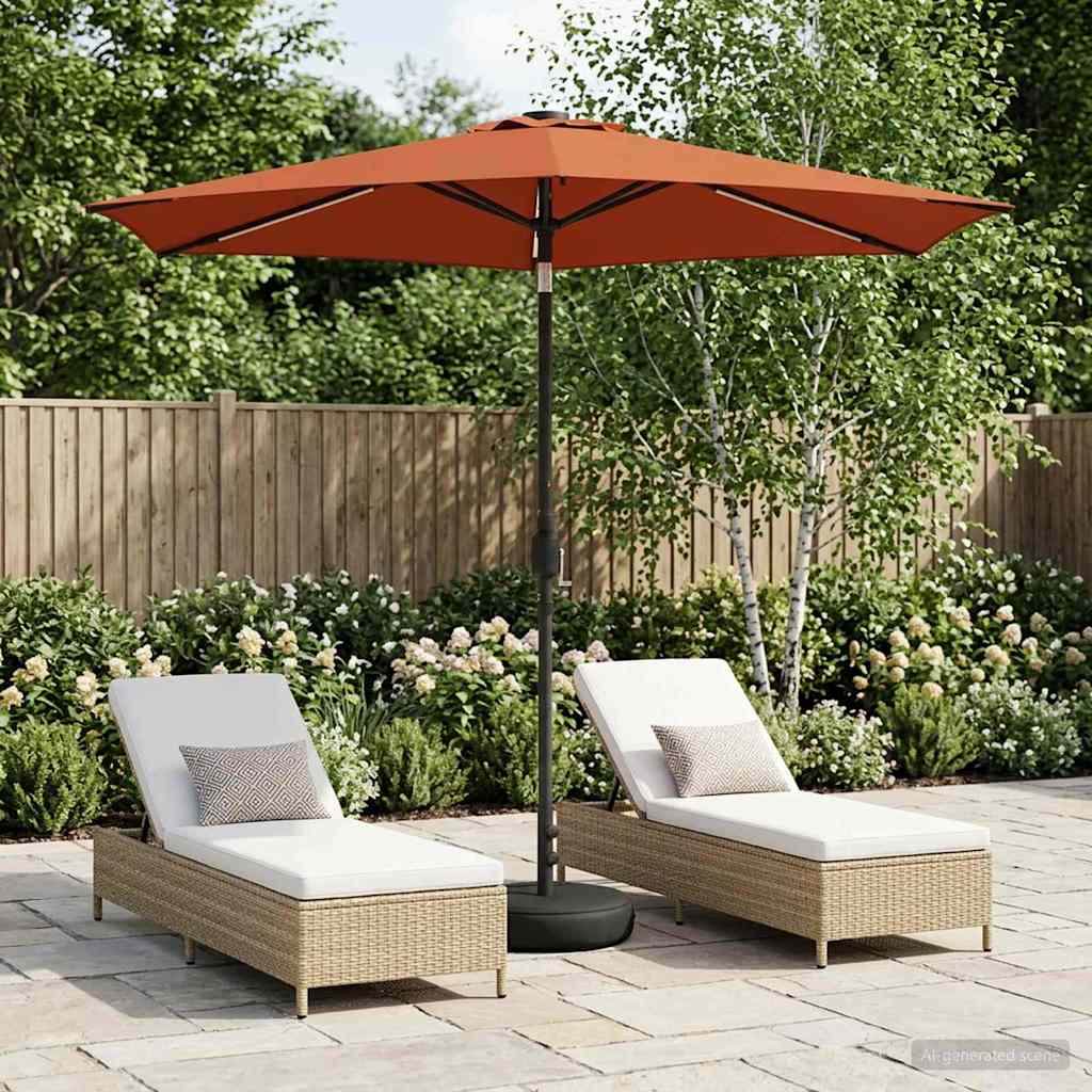 vidaXL Tuinhaard met LED-verlichting en basis 200 x 300 cm Polyester