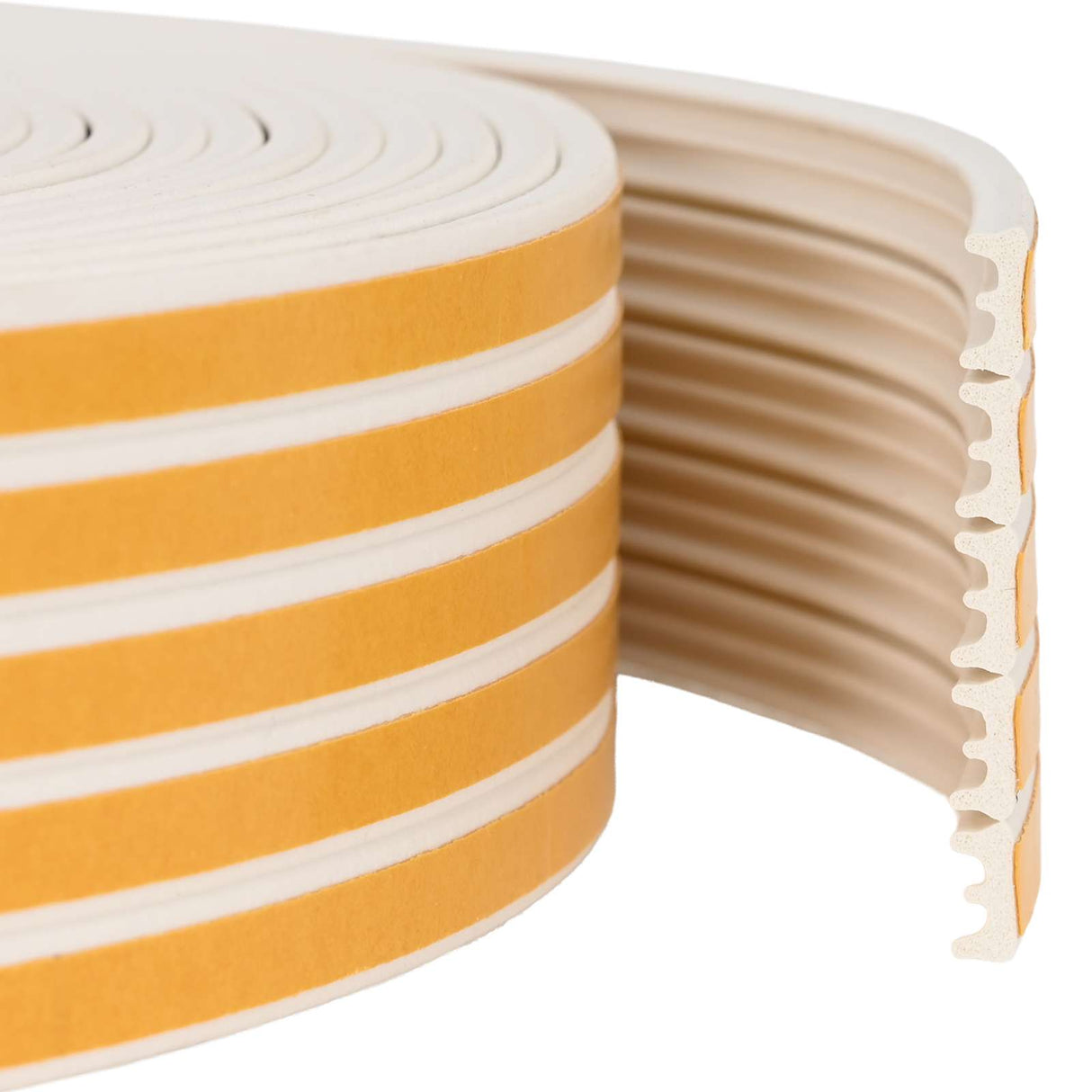 vidaXL Zelfklevende raamdichting Wit 9 x 4 mm 50 m EPDM-schuin