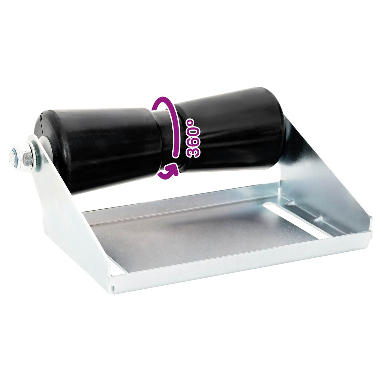 vidaXL Boot Trailer Roller met Beugel 20,3 cm Gegalvaniseerd staal