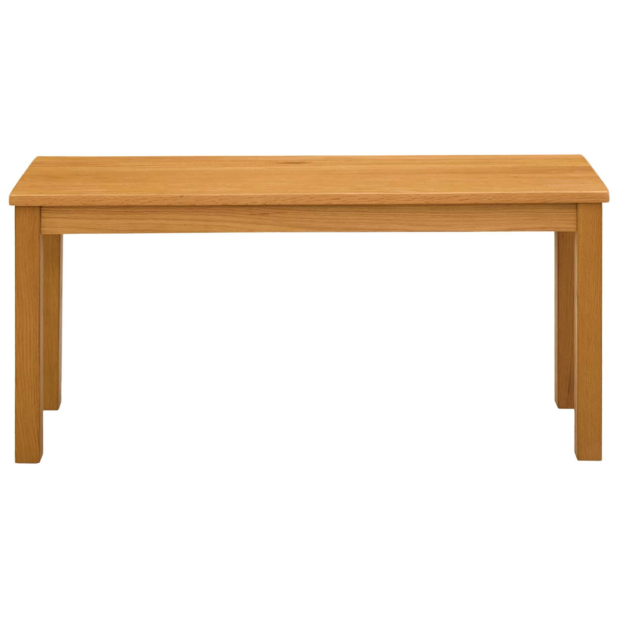 vidaXL Dining Bench 95 x 32 x 45 cm Solid Oak Natural
