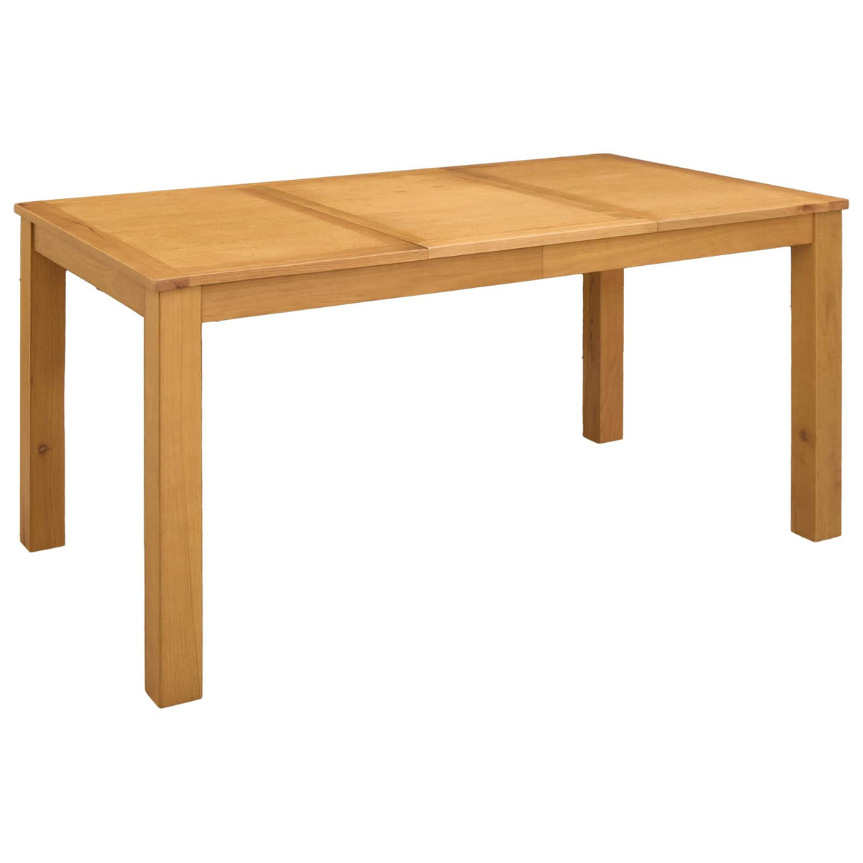 vidaXL Eettafel 200 x 100 x 75 cm Massief Eikenhout Naturel