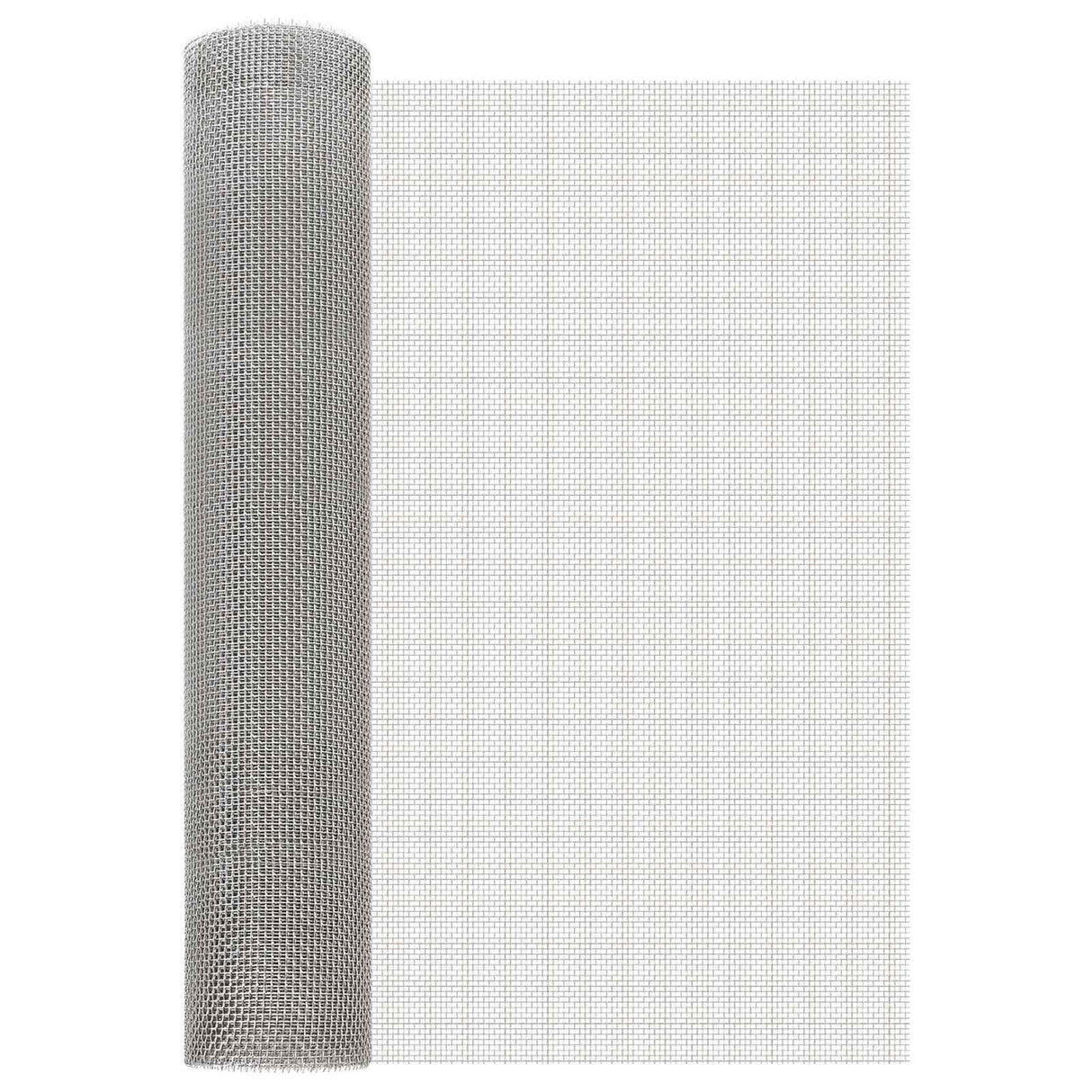 vidaXL Mesh Scherm 20 x 500 cm 20 Mesh Roestvrij staal 201