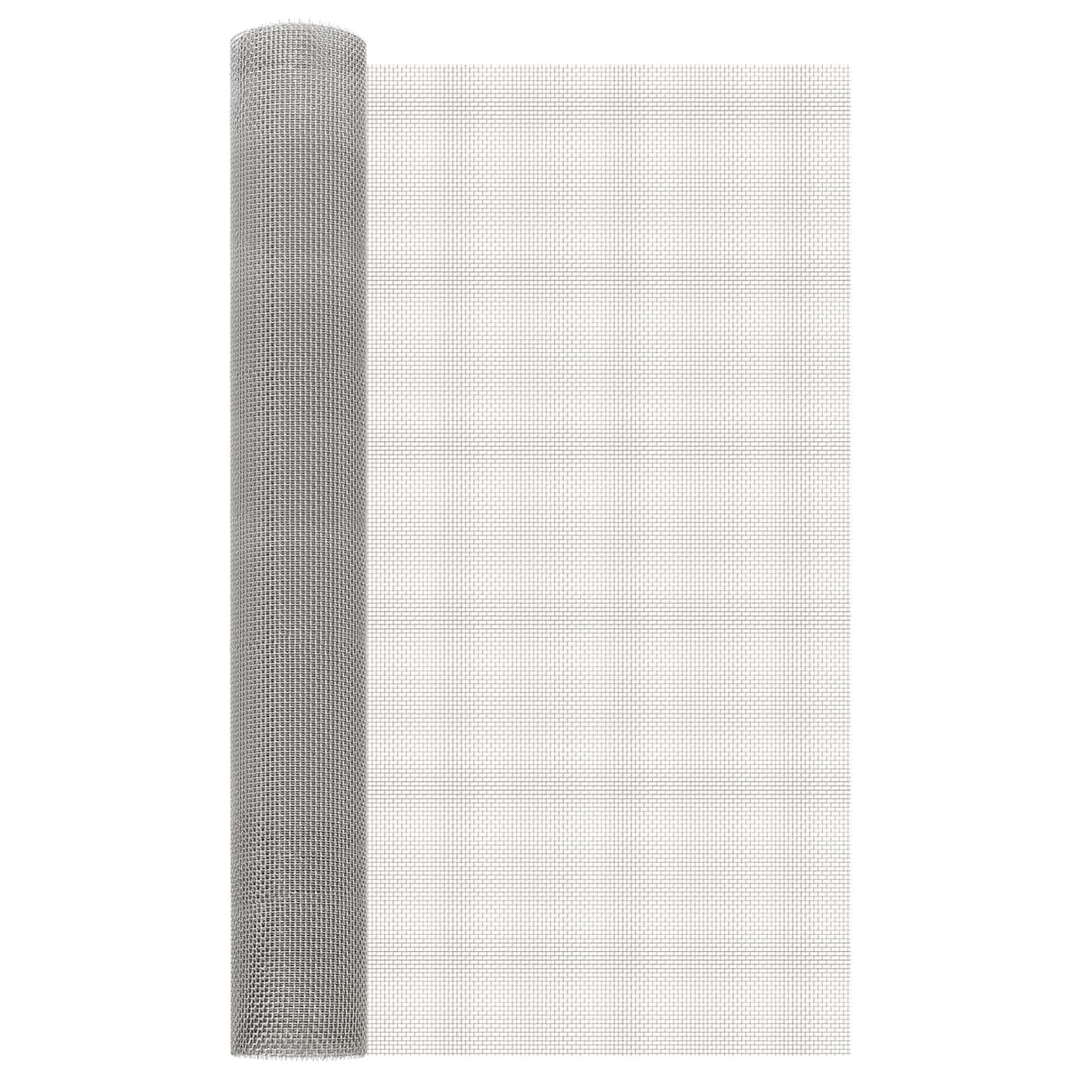vidaXL Mesh Scherm 20 x 500 cm 20 Mesh Roestvrij staal 201