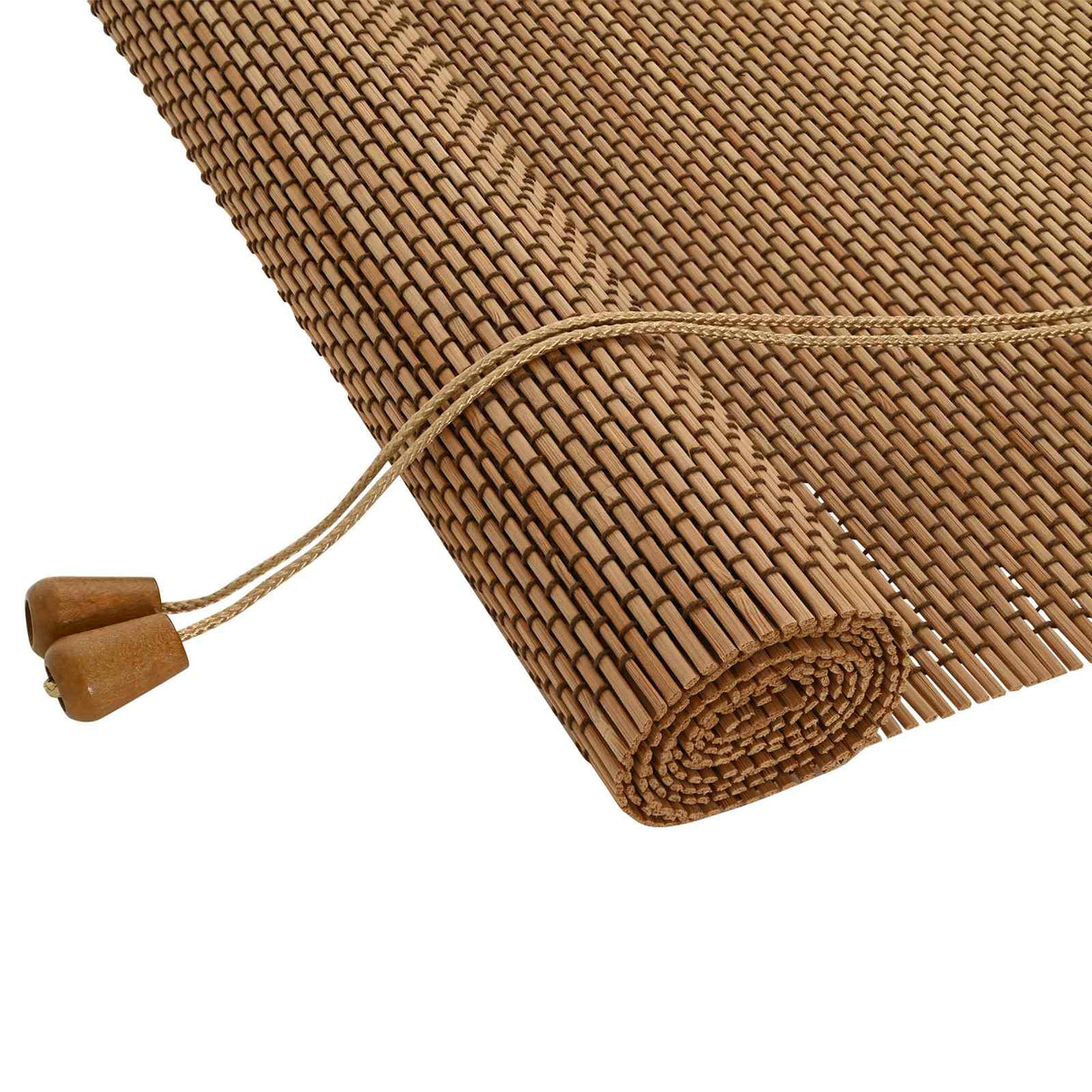 vidaXL Rolgordijn Bruin 40 x 160 cm Bamboe
